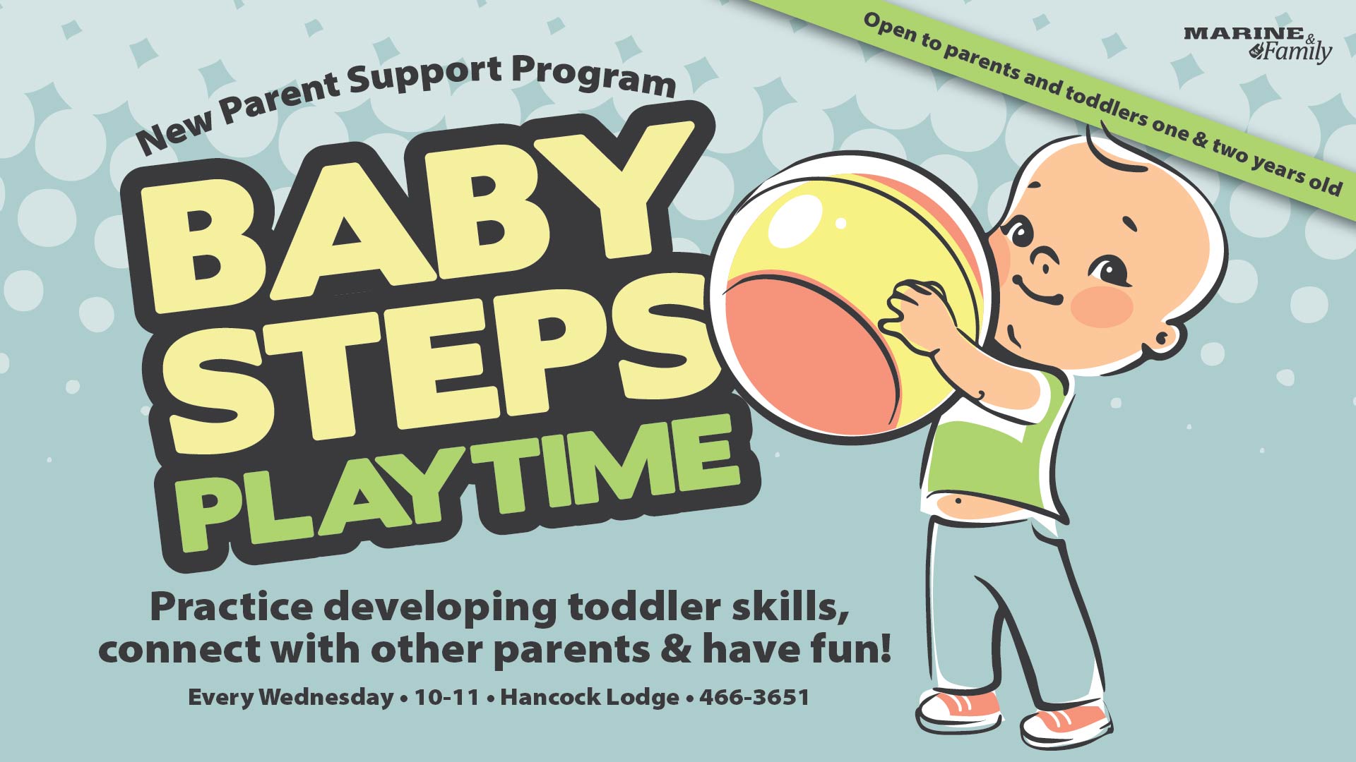 Flyer for Baby Steps Playtime