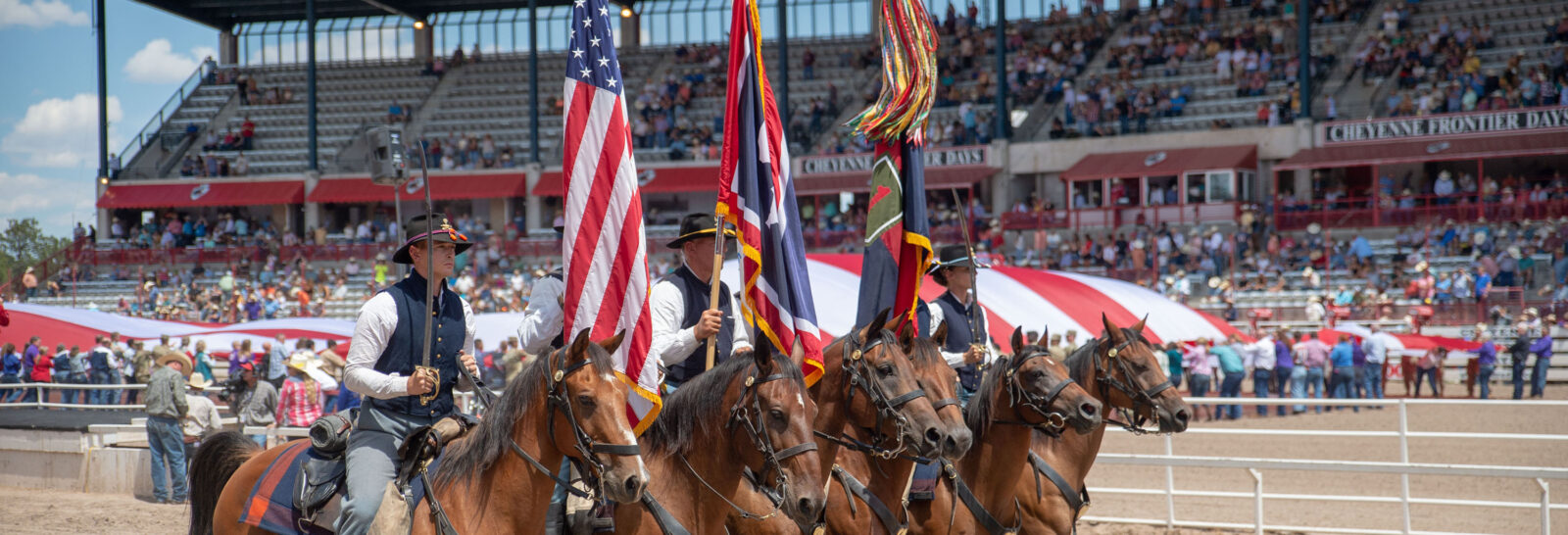 Flyer for Cheyenne Frontier Days — Military Appreciation Monday