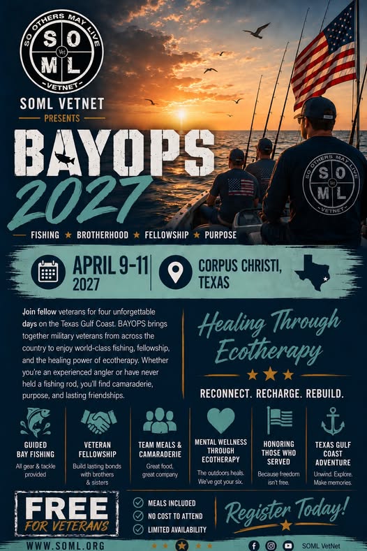 Flyer for BAYOPS 2027 — SOML VetNet