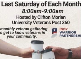 Flyer for Coffee with a Veteran