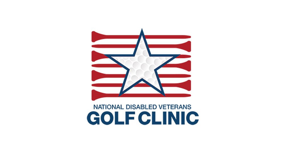 Flyer for National Disabled Veterans Golf Clinic 2027 — Iowa City Area
