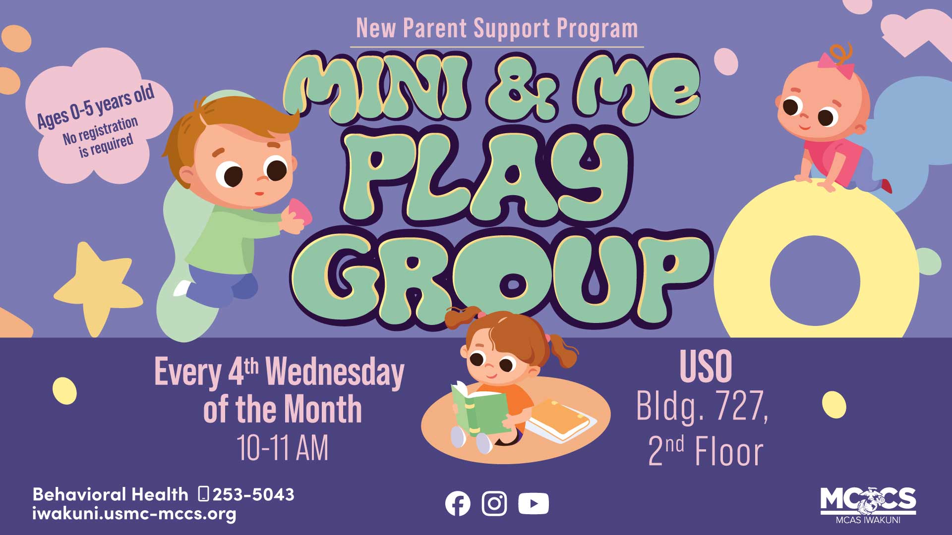 Flyer for Mini & Me Playgroup