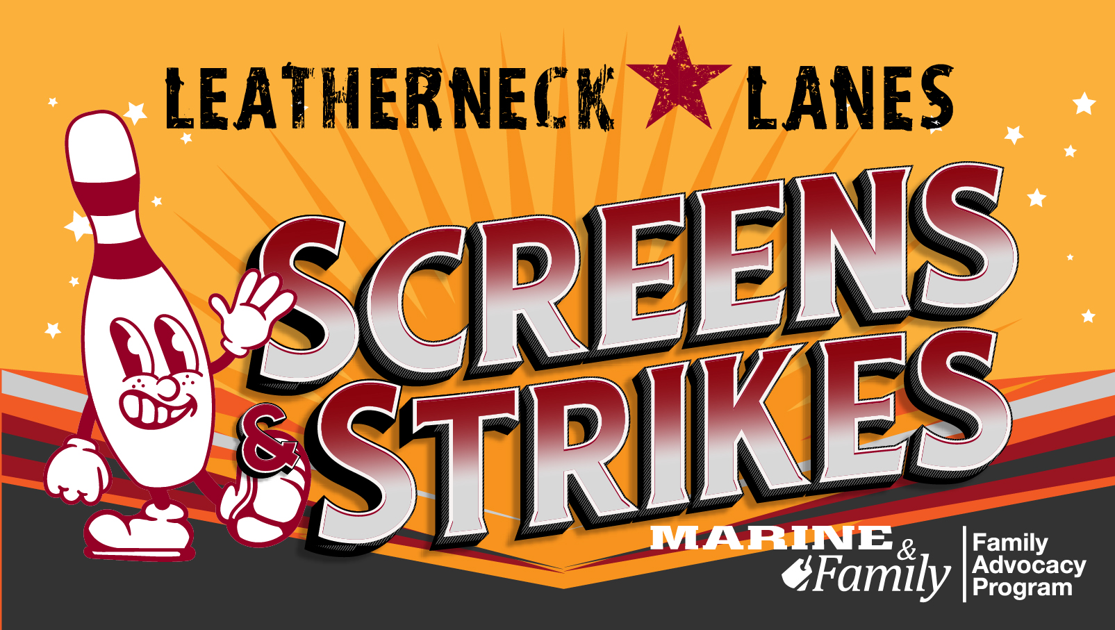 Flyer for Screens & Strikes