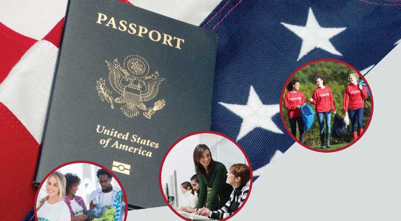 Flyer for Passport to Volunteering