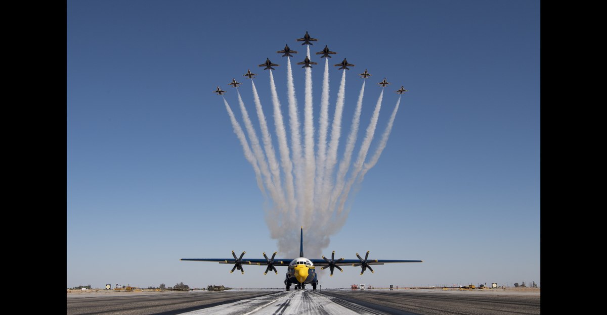 Flyer for U.S. Navy Blue Angels 2027 - Wings Over Ocala (Ocala, Florida)