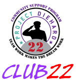 Flyer for Club 22 — Dine Out for the Mission