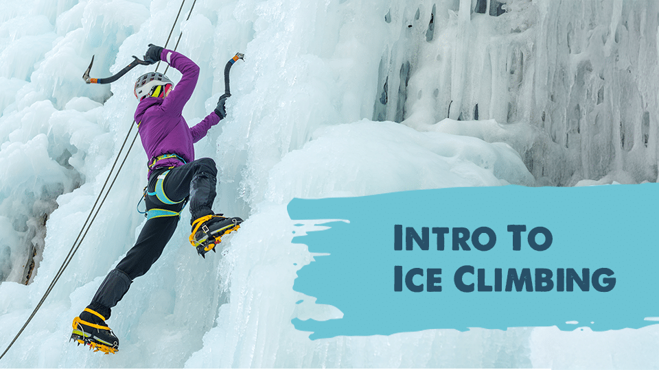 Flyer for Intro to Ice Climbing