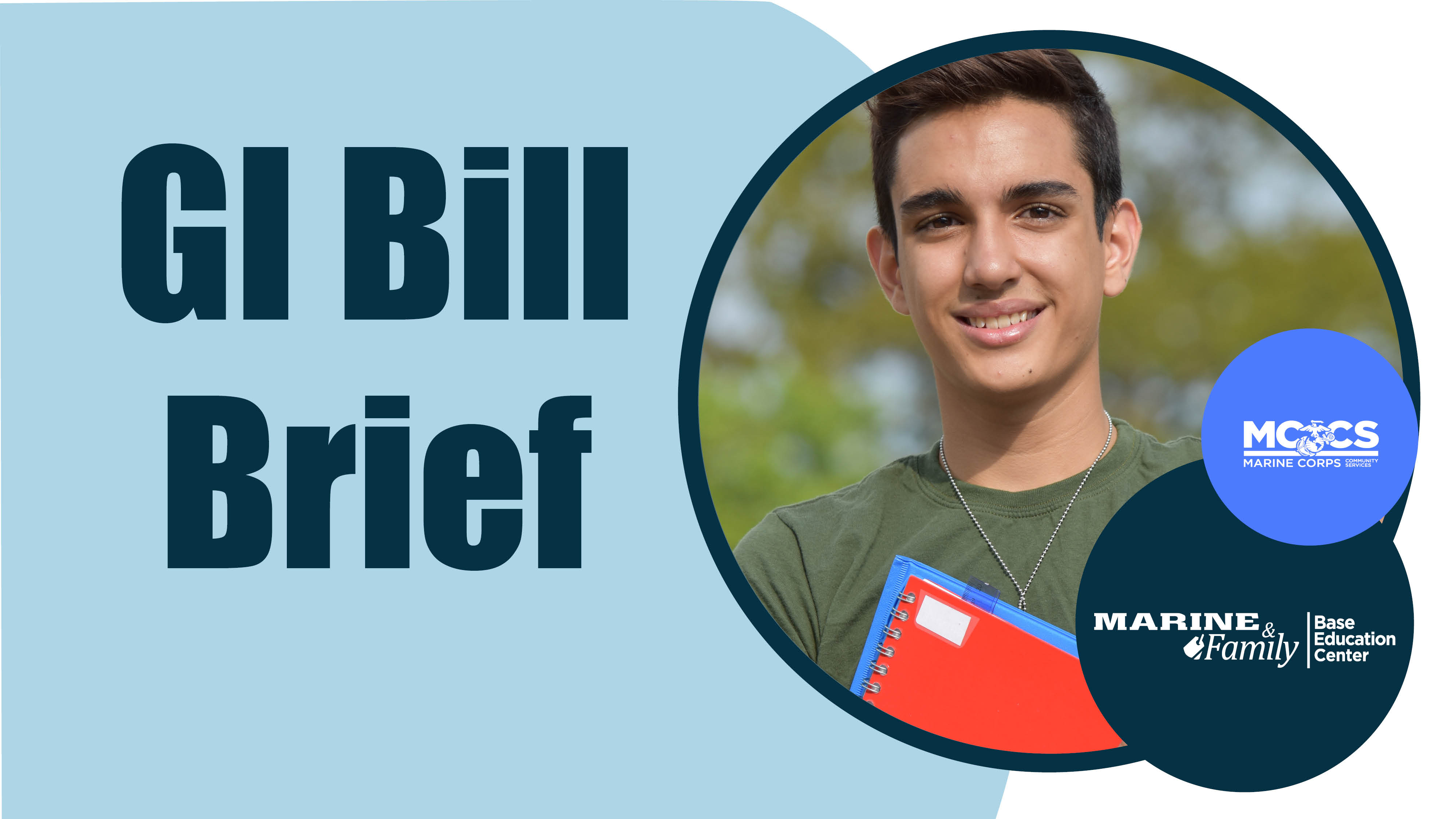 Flyer for GI Bill Brief